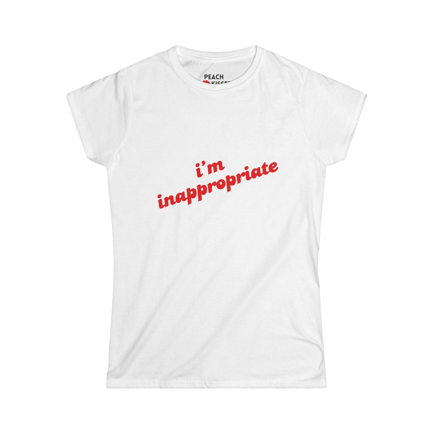 Funny Women’s Graphic Tee – “I’m Inappropriate” Shirt | Soft Cotton Semi-Fitted T-Shirt | Sarcastic Gift, Gag Gift, Birthday Shirt