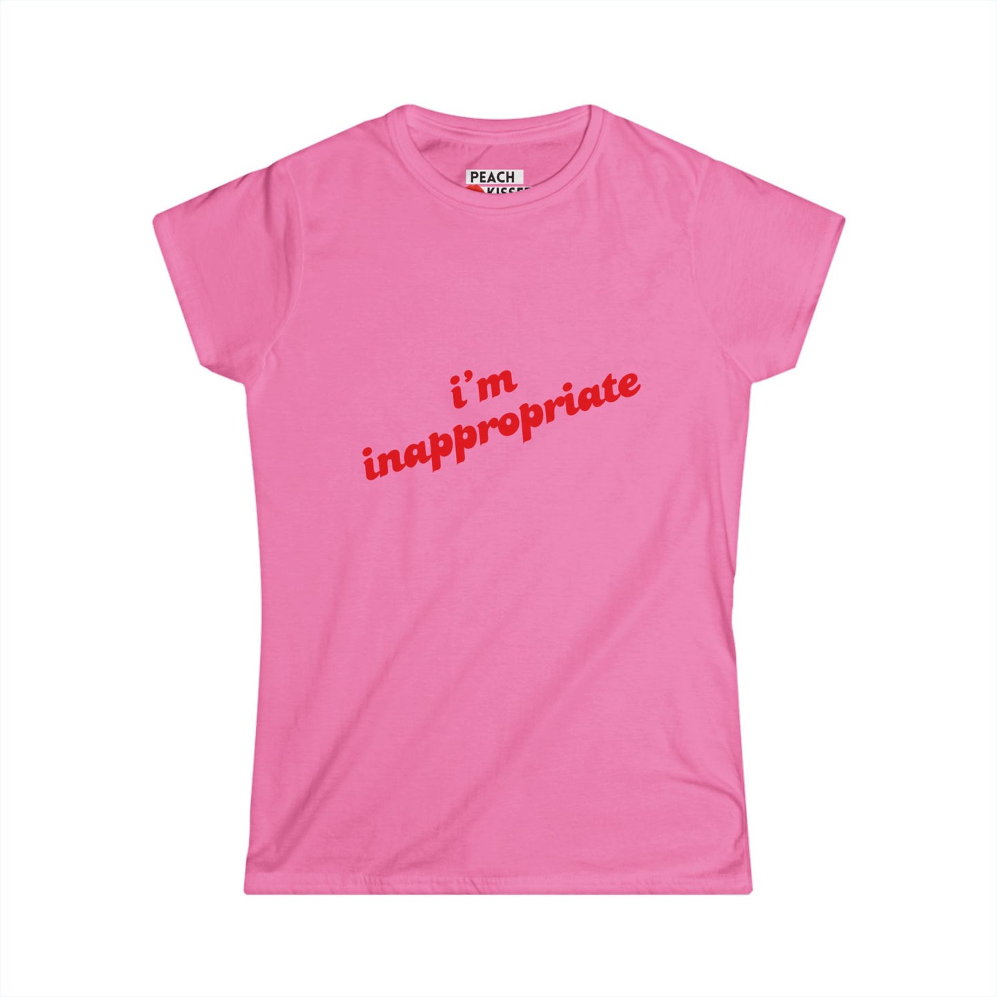 Funny Women’s Graphic Tee – “I’m Inappropriate” Shirt | Soft Cotton Semi-Fitted T-Shirt | Sarcastic Gift, Gag Gift, Birthday Shirt